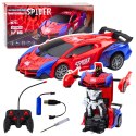 Samochód Robot Spider Pająk Zdalnie Sterowany 2w1 Światła Dźwięki LEAN Toys