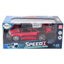 Samochód Zdalnie Sterowany RC 1:20 Światła Efekt Dymny Czerwony LEAN Toys