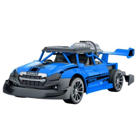 Samochód Zdalnie Sterowany RC 1:20 Światła Efekt Dymny Niebieski LEAN Toys Samochód Zdalnie Sterowany RC 1:20 Światła Efekt Dymny Niebieski LEAN Toys