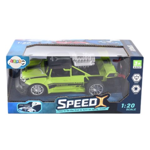 Samochód Zdalnie Sterowany RC 1:20 Światła Efekt Dymny Zielony LEAN Toys Samochód Zdalnie Sterowany RC 1:20 Światła Efekt Dymny Zielony LEAN Toys
