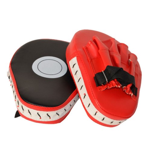 Tarcza Treningowa Rękawica Pad Kick Boxing Łapa Trenera Czerwona LEAN Tarcza Treningowa Rękawica Pad Kick Boxing Łapa Trenera Czerwona LEAN