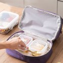 Torba Termiczna Izolacyjna Śniadaniowa Pas z Regulacją Różowa 27cm LEAN