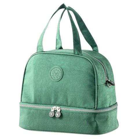 Torba Termiczna Izolacyjna Śniadaniowa Pas z Regulacją Zielona 27cm LEAN Torba Termiczna Izolacyjna Śniadaniowa Pas z Regulacją Zielona 27cm LEAN