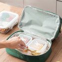 Torba Termiczna Izolacyjna Śniadaniowa Pas z Regulacją Zielona 27cm LEAN