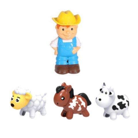 Traktor Farmerski Dla Malucha Traktor Zwierzęta Farmer Światła Dźwięki LEAN Toys Traktor Farmerski Dla Malucha Traktor Zwierzęta Farmer Światła Dźwięki LEAN Toys