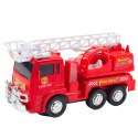Wóz Strażacki Straż Pożarna Drabina Ruchoma Światła Dźwięki LEAN Toys