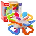 Zabawka Sensoryczna Obrotowa Dla Niemowląt Gryzak Kolorowa LEAN Toys