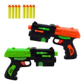 Zestaw Dwa Pistolety Na Strzałki Piankowe Z Przyssawkami 8szt LEAN Toys