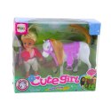 Zestaw Mini Laleczka Z Koniem Strój Jeździecki Siodło LEAN Toys