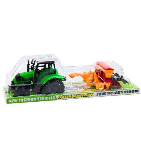 Zestaw Traktor Ciągnik Rolniczy z Siewnikiem Maszyna Rolnicza LEAN Toys Zestaw Traktor Ciągnik Rolniczy z Siewnikiem Maszyna Rolnicza LEAN Toys
