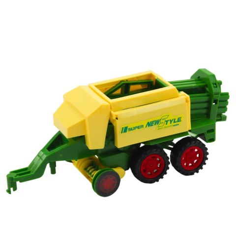 Zestaw Traktor Rolniczy Przyczepa Prasa Maszyna Rolnicza LEAN Toys Zestaw Traktor Rolniczy Przyczepa Prasa Maszyna Rolnicza LEAN Toys