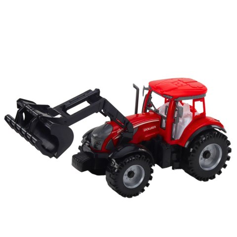 Zestaw Traktor Z Ładowaczem i Prasą Rolniczą Czerwony LEAN Toys Zestaw Traktor Z Ładowaczem i Prasą Rolniczą Czerwony LEAN Toys