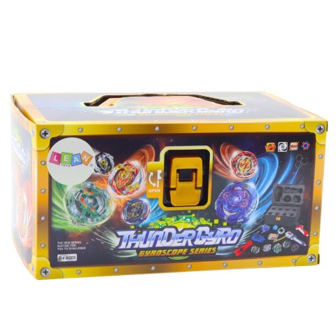 Zestaw Wirujące Dyski Spinnery ThunderGyro Wyrzutnie 8szt LEAN Toys Zestaw Wirujące Dyski Spinnery ThunderGyro Wyrzutnie 8szt LEAN Toys