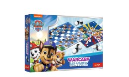 Gra Warcaby I Młynek Psi Patrol Trefl 02798 Trefl Gry
