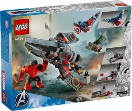 LEGO 76292 SUPER HEROES Kapitan Ameryka kontra Czerwony Hulk - bitwa LEGO