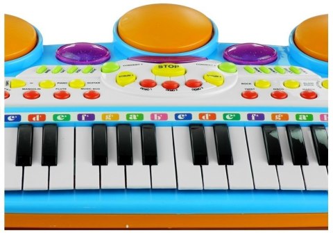 Organy Pianinko Keyboard Perkusja Stołek LEAN Toys Organy Pianinko Keyboard Perkusja Stołek LEAN Toys