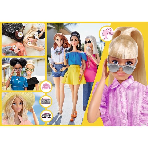 Puzzle - "100 Glitter" - Brokatowa Barbie Trefl 14830 Trefl Puzzle Puzzle - "100 Glitter" - Brokatowa Barbie Trefl 14830 Trefl Puzzle