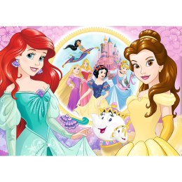 Puzzle - 100 Glitter - Wspomnienia Belli i Arielki Trefl 14819 Trefl Puzzle