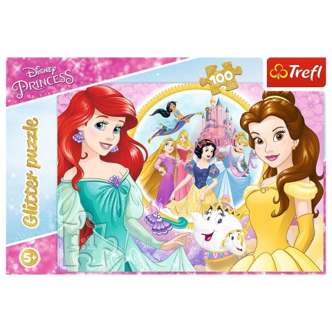 Puzzle - 100 Glitter - Wspomnienia Belli i Arielki Trefl 14819 Trefl Puzzle Puzzle - 100 Glitter - Wspomnienia Belli i Arielki Trefl 14819 Trefl Puzzle