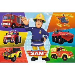 Puzzle - 100 - Pojazdy Strażaka Sama - Prism A and D Fireman Sam 16354 Trefl Puzzle