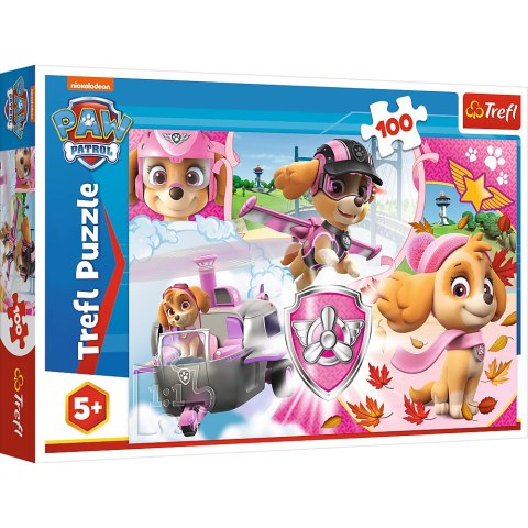 Puzzle - 100 - Skye w akcji - Viacom Paw Patrol Trefl 16368 Trefl Puzzle Puzzle - 100 - Skye w akcji - Viacom Paw Patrol Trefl 16368 Trefl Puzzle