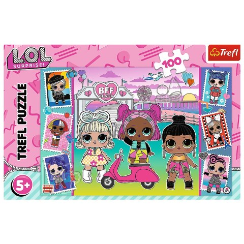 Puzzle - "100" - Zdjęcia Laleczek LOL Trefl 16443 Trefl Puzzle Puzzle - "100" - Zdjęcia Laleczek LOL Trefl 16443 Trefl Puzzle
