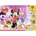 Puzzle 100 el. Minnie i błyskotki Trefl 14820 Trefl Puzzle