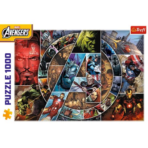 Puzzle - 1000 - Avengers: BohaterowieFSC Mix 70% 10934 Trefl Puzzle Puzzle - 1000 - Avengers: BohaterowieFSC Mix 70% 10934 Trefl Puzzle