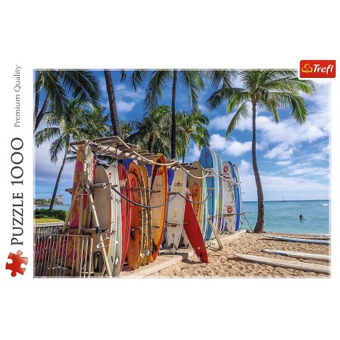 Puzzle - 1000 - Plaża Waikiki, Hawaje 10742 Trefl Puzzle Puzzle - 1000 - Plaża Waikiki, Hawaje 10742 Trefl Puzzle