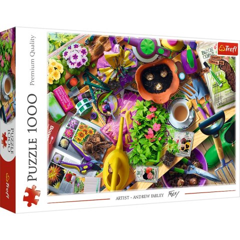 Puzzle - "1000" - Porządki w ogrodzie Trefl 10927 Trefl Puzzle Puzzle - "1000" - Porządki w ogrodzie Trefl 10927 Trefl Puzzle