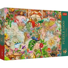 Puzzle - 1000 Premium Plus - Tea Time: Antyczna mapa świata Trefl 12077 Trefl Puzzle