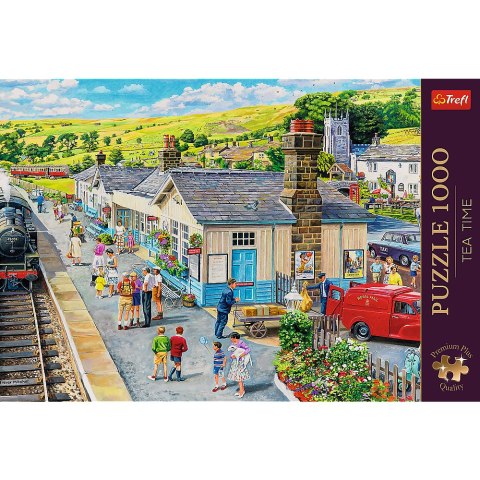Puzzle - "1000 Premium Plus" - Tea Time: Dworzec kolejowy Trefl 10810 Trefl Puzzle Puzzle - "1000 Premium Plus" - Tea Time: Dworzec kolejowy Trefl 10810 Trefl Puzzle
