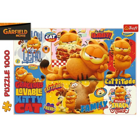 Puzzle - 1000 - Przygody Garfielda - Garfield Trefl 10935 Trefl Puzzle Puzzle - 1000 - Przygody Garfielda - Garfield Trefl 10935 Trefl Puzzle