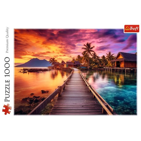 Puzzle - "1000" - Rajska wyspa Trefl 10928 Trefl Puzzle Puzzle - "1000" - Rajska wyspa Trefl 10928 Trefl Puzzle