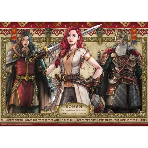 Puzzle - 1000 - Władca Pierścieni: Wojna RohirrimówFSC Mix 70% 10937 Trefl Puzzle Puzzle - 1000 - Władca Pierścieni: Wojna RohirrimówFSC Mix 70% 10937 Trefl Puzzle