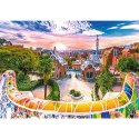 Puzzle - "1000" - Zachód słońca nad Barceloną, Hiszpania Trefl 10711 Trefl Puzzle