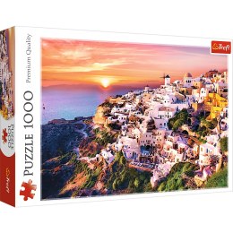 Puzzle - 1000 - Zachód słońca nad Santorini - 500 px - Trefl 10435 Trefl Puzzle