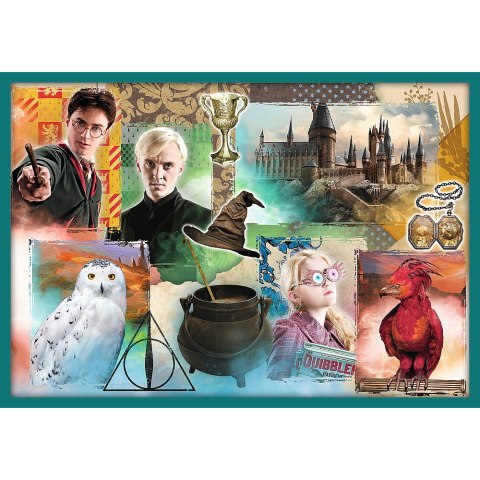 Puzzle 10w1 Harry Potter W świecie Harrego Pottera 90392 Trefl Puzzle Puzzle 10w1 Harry Potter W świecie Harrego Pottera 90392 Trefl Puzzle