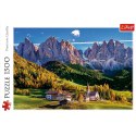 Puzzle - 1500 - Dolina Val di Funes, Dolomity, Włochy Trefl 26163 Trefl Puzzle