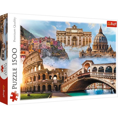 Puzzle 1500 - Ulubione miejsca: Włochy Trefl 26203 Trefl Puzzle