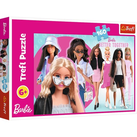Puzzle - 160 - Barbie i jej świat / Mattel, Barbie 15419 Trefl Puzzle Puzzle - 160 - Barbie i jej świat / Mattel, Barbie 15419 Trefl Puzzle