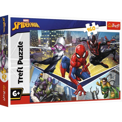 Puzzle - 160 - Siła Spidermana - Disney Marvel Spiderman 15422 Trefl Puzzle
