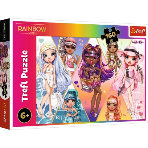 Puzzle- "160" - Wesołe przyjaciółki / MGA Rainbow high Trefl 15415 Trefl Puzzle Puzzle- "160" - Wesołe przyjaciółki / MGA Rainbow high Trefl 15415 Trefl Puzzle