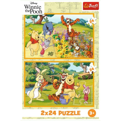 Puzzle - 2x24 - Dzień w ogrodzie - Disney Winnie the Pooh Trefl 34436 Trefl Puzzle Puzzle - 2x24 - Dzień w ogrodzie - Disney Winnie the Pooh Trefl 34436 Trefl Puzzle