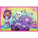 Puzzle - 2x24 - Zabawy z Gabby - Universal Gabbys Dollhouse Trefl 34433 Trefl Puzzle