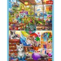Puzzle - 2x500 - Sztuka malowania FSC Mix 70% 37530 Trefl Puzzle