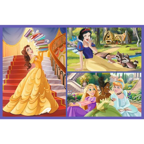Puzzle - 2x70 - Bajkowe dni - Disney Princess 34440 Trefl Puzzle Puzzle - 2x70 - Bajkowe dni - Disney Princess 34440 Trefl Puzzle