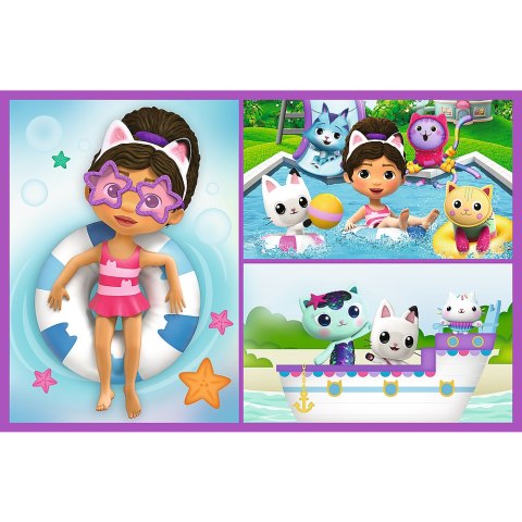 Puzzle - 2x70 - Baw się z Gabby Trefl 34438 Trefl Puzzle Puzzle - 2x70 - Baw się z Gabby Trefl 34438 Trefl Puzzle