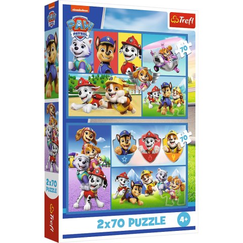 Puzzle - 2x70 - Psi Patrol rządzi Trefl 34441 Trefl Puzzle Puzzle - 2x70 - Psi Patrol rządzi Trefl 34441 Trefl Puzzle