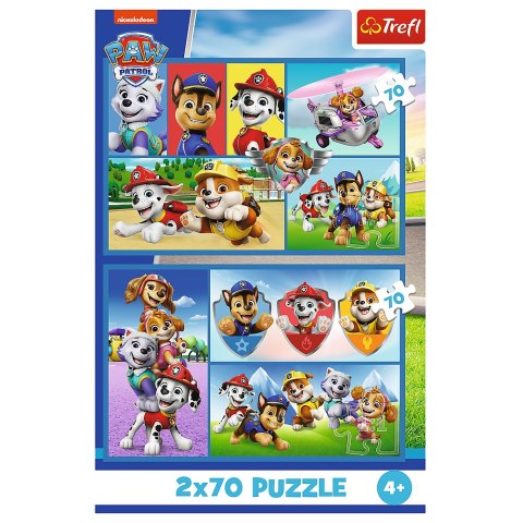 Puzzle - 2x70 - Psi Patrol rządzi Trefl 34441 Trefl Puzzle Puzzle - 2x70 - Psi Patrol rządzi Trefl 34441 Trefl Puzzle